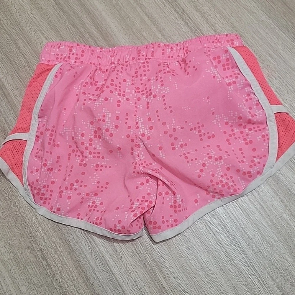 Old Navy Active Girls Pink Dot Go-Dry Running Shorts Size S 6-7